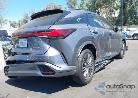 2023 Lexus Rx 500H F Sport Performance z USA, uszkodzony, nr VIN 2T2BCMEA8PC002664